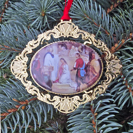 1997 Baptism of Pocahontas Ornament 1997 Baptism of Pocahontas Ornament