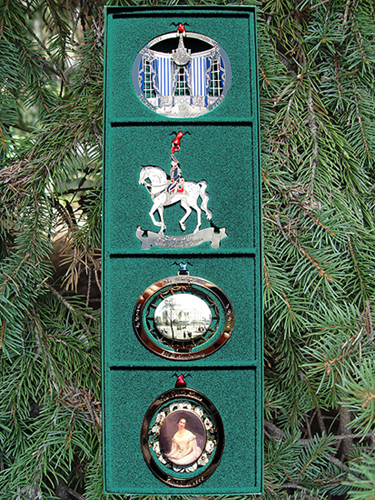 Purchase your 1990-1993 Set of Four Ornaments online at whitehousechristmasornament.com - Have a Merry Christmas and Happy Holidays