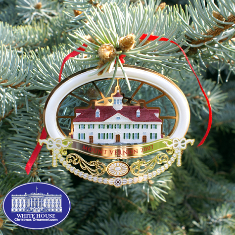 2007 Mount Vernon 275th Anniversary Ornament 