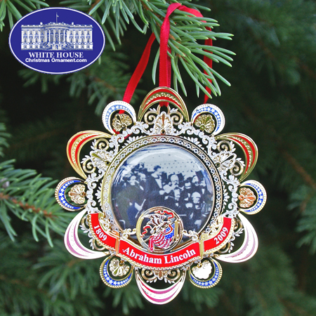 2008 US Capitol Abraham Lincoln's Second Inaugural Address Ornament