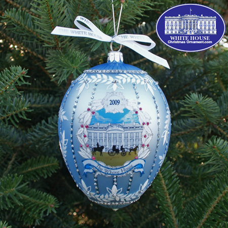  2009 John Adams Administration Christmas Ornament