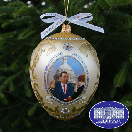 2009 Barack Obama Administration Christmas Ornament