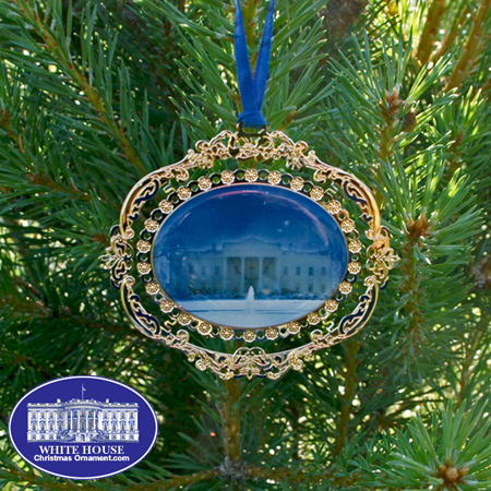 White House North Portico Bulk Ornament