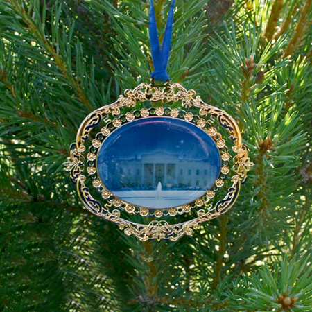 White House North Portico Bulk Ornament