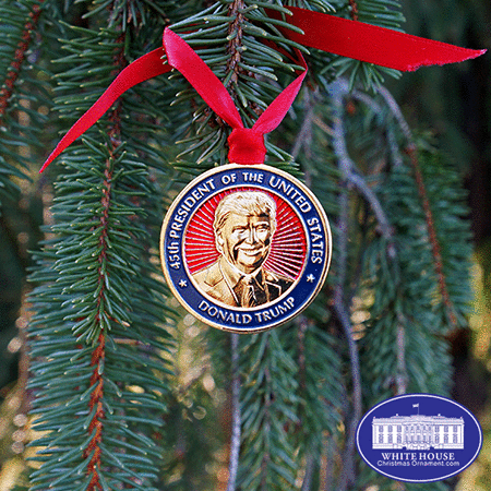 Donald Trump Inauguration Christmas Medallion