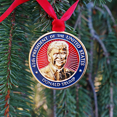 Donald Trump Inauguration Christmas Medallion