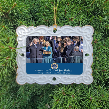 Inauguration of Joe Biden Holiday Ornament  