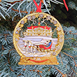 Mount Vernon Snow Globe Ornament