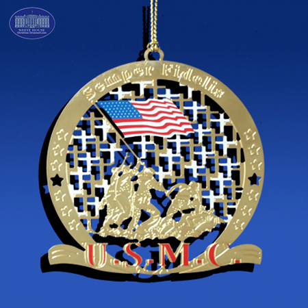 The Iwo Jima Semper Fidelis Ornament