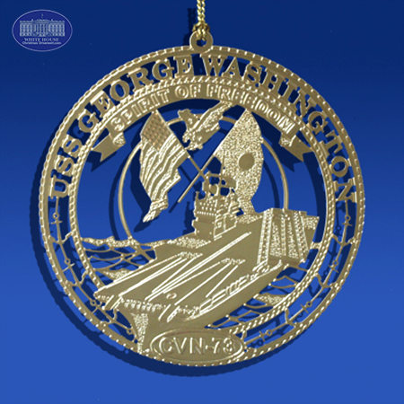 The USS George Washington Ornament 